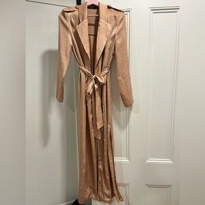 Naked wardrobe trench/ wrap coat